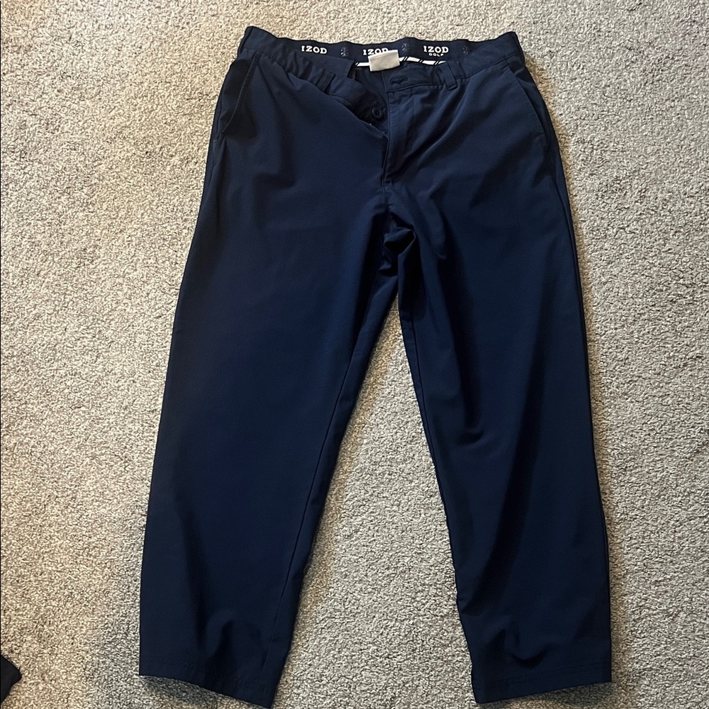 Izod Men's Classic Blue Dress Pants